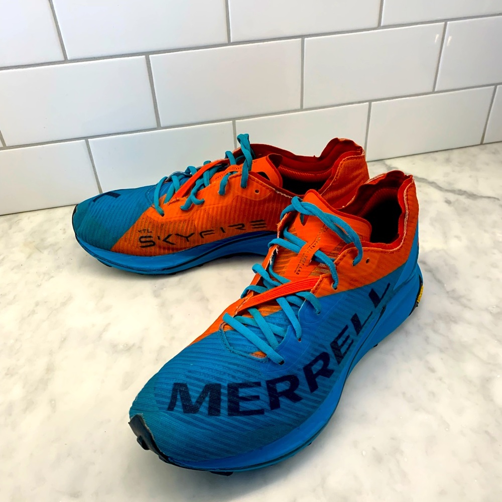 Merrell Skyfire 2. Used a few times. Extremely lightweight and breathable.